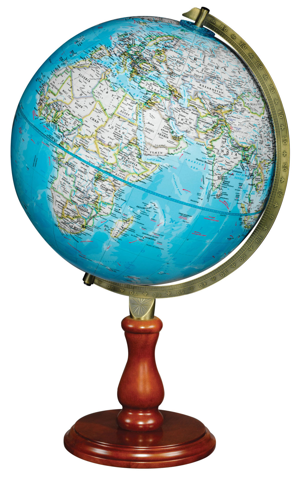 Replogle Hudson National Geographic World Globe 12" Blue. Brand New!