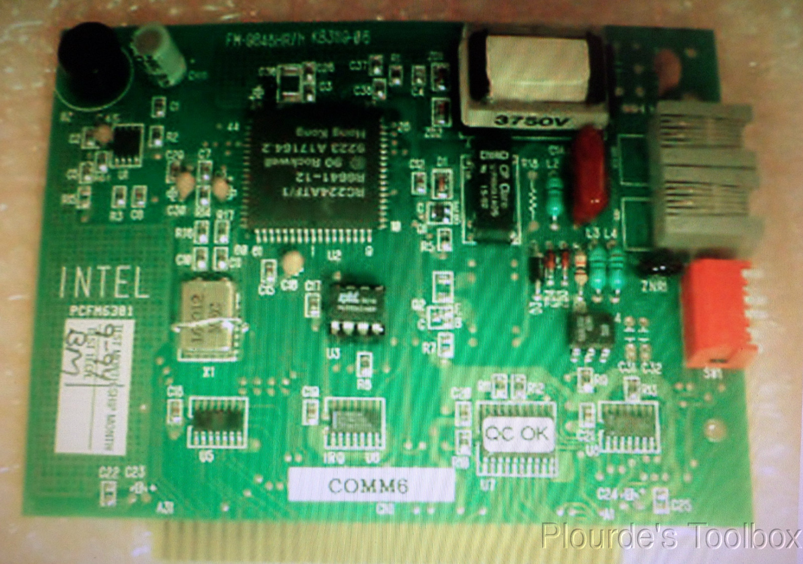 New Intel PCFM6301 Modem, FM-9648HR/N