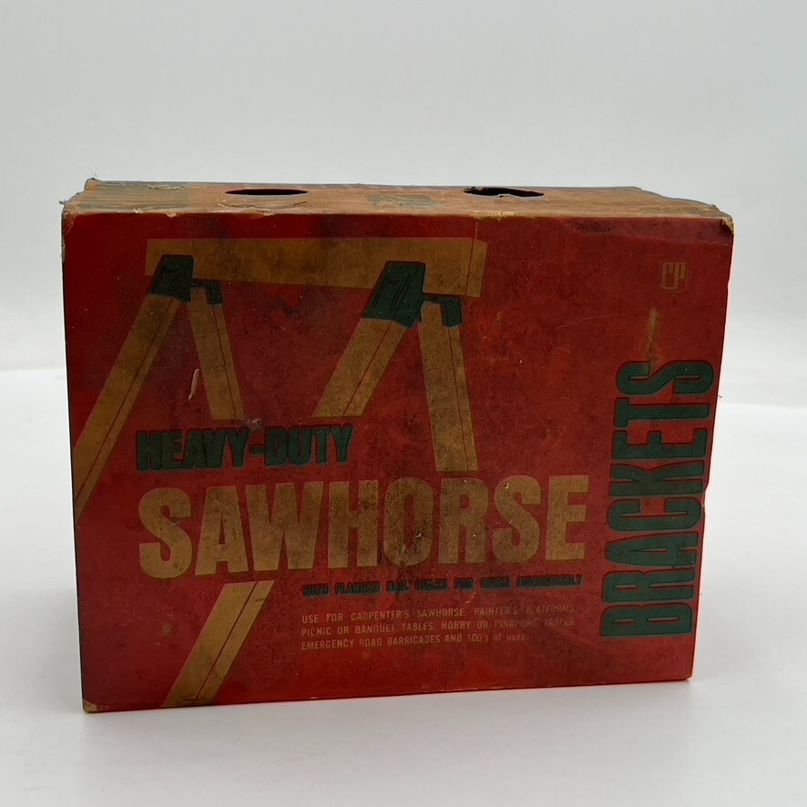 VTG Genuine Crawford Sawhorse Brackets Heavy Duty Steel, No. 88 -1 Pair New