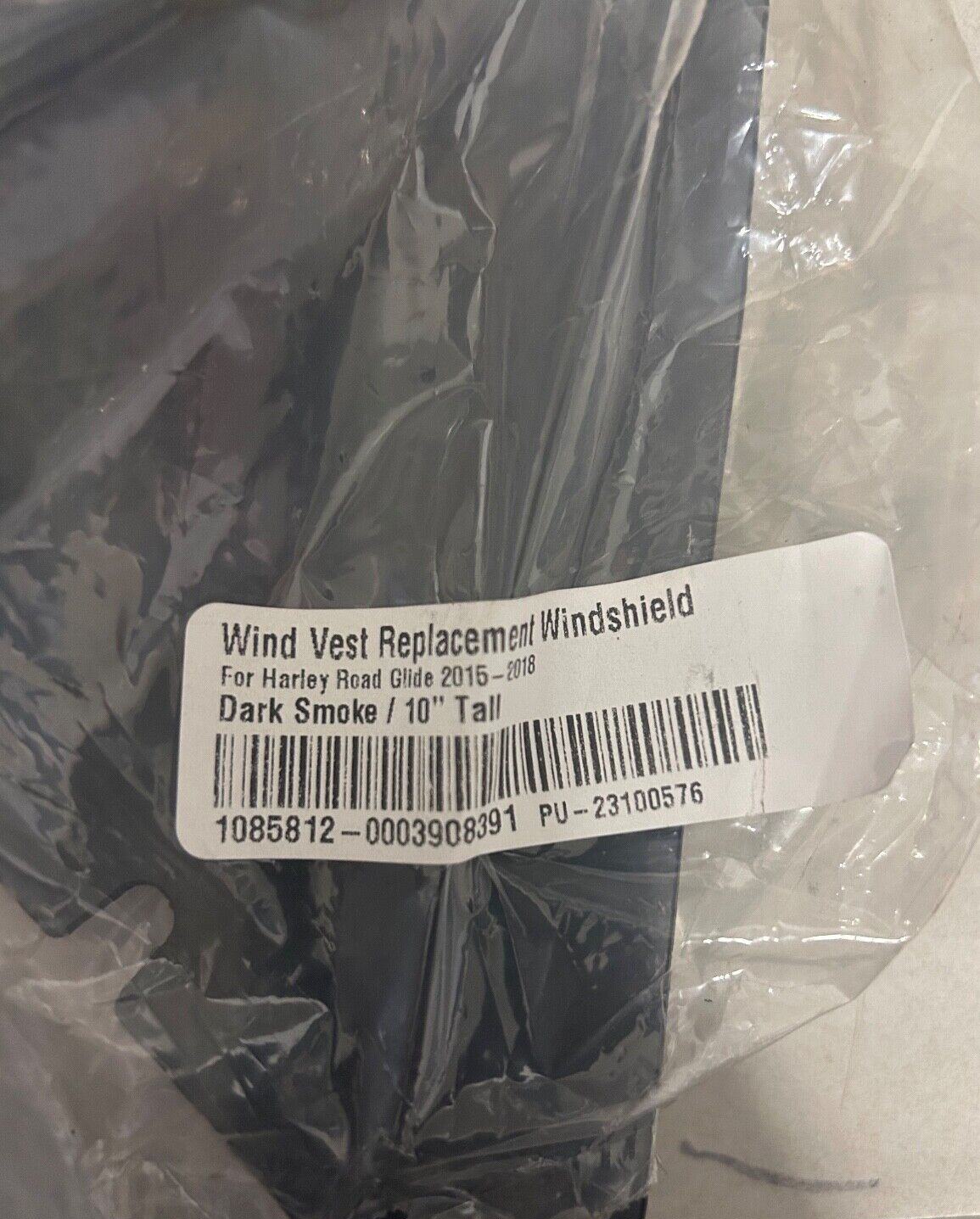 Harley Davidson Road Glide 2015-18 Wind Vest Replacement Windshield 10" NEW
