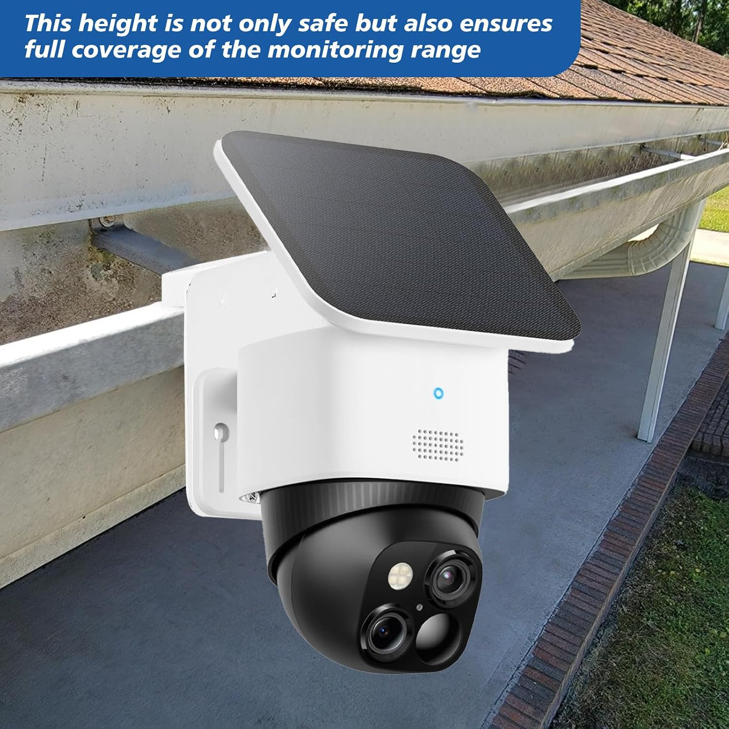 Gutter Mount Bracket for Eufy Security Solocam S340 - Adjustable, Weatherproof,