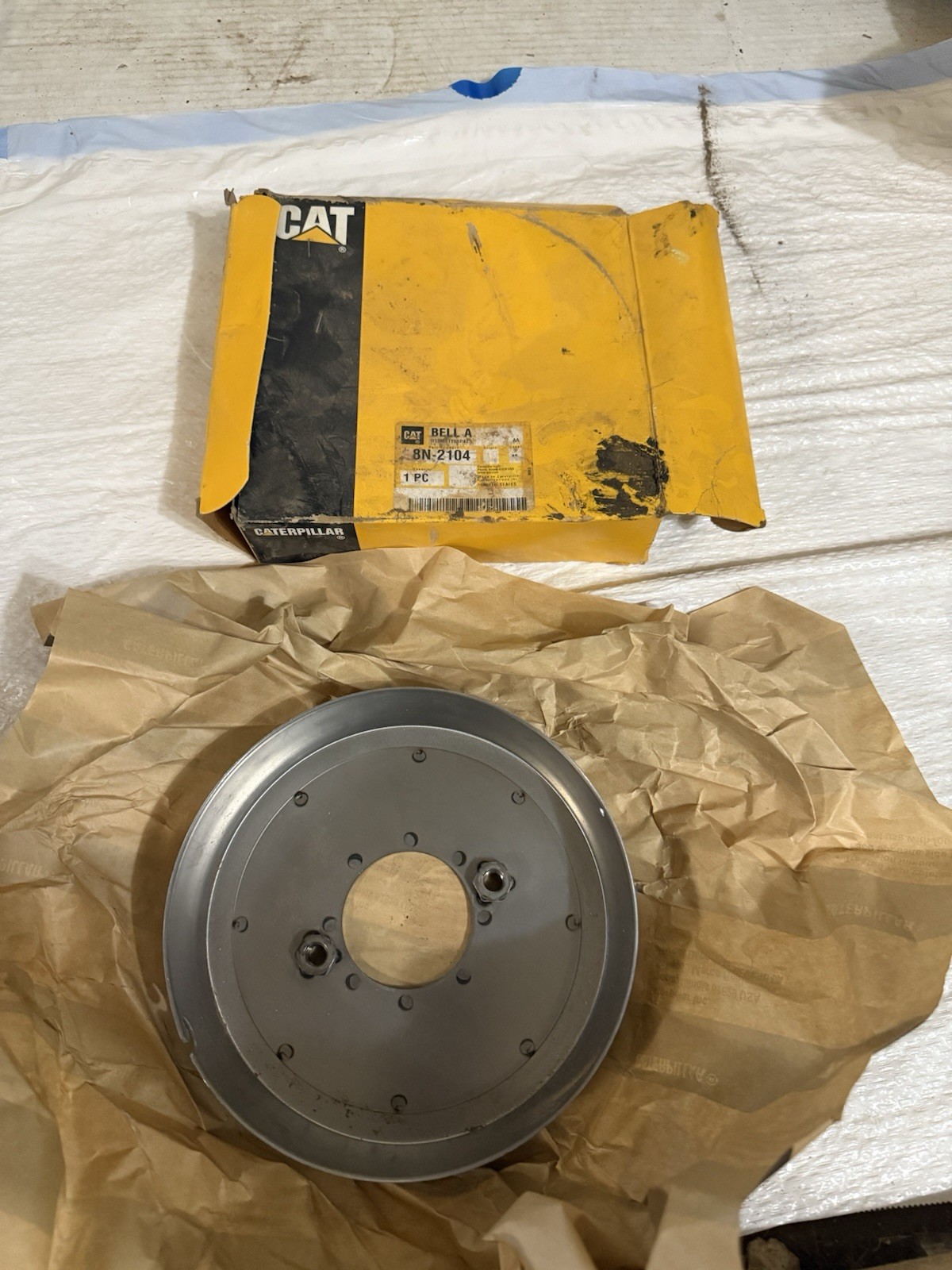 Caterpillar Cat 8N 2104 Oil Line Suction Cap Bell New In Box