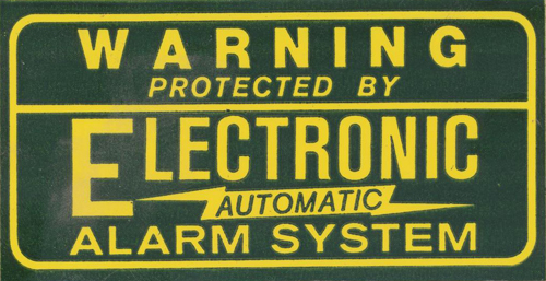 (20) Twenty Security Burglar Alarm Decal Warning Stickers - Help Deter Burglars!