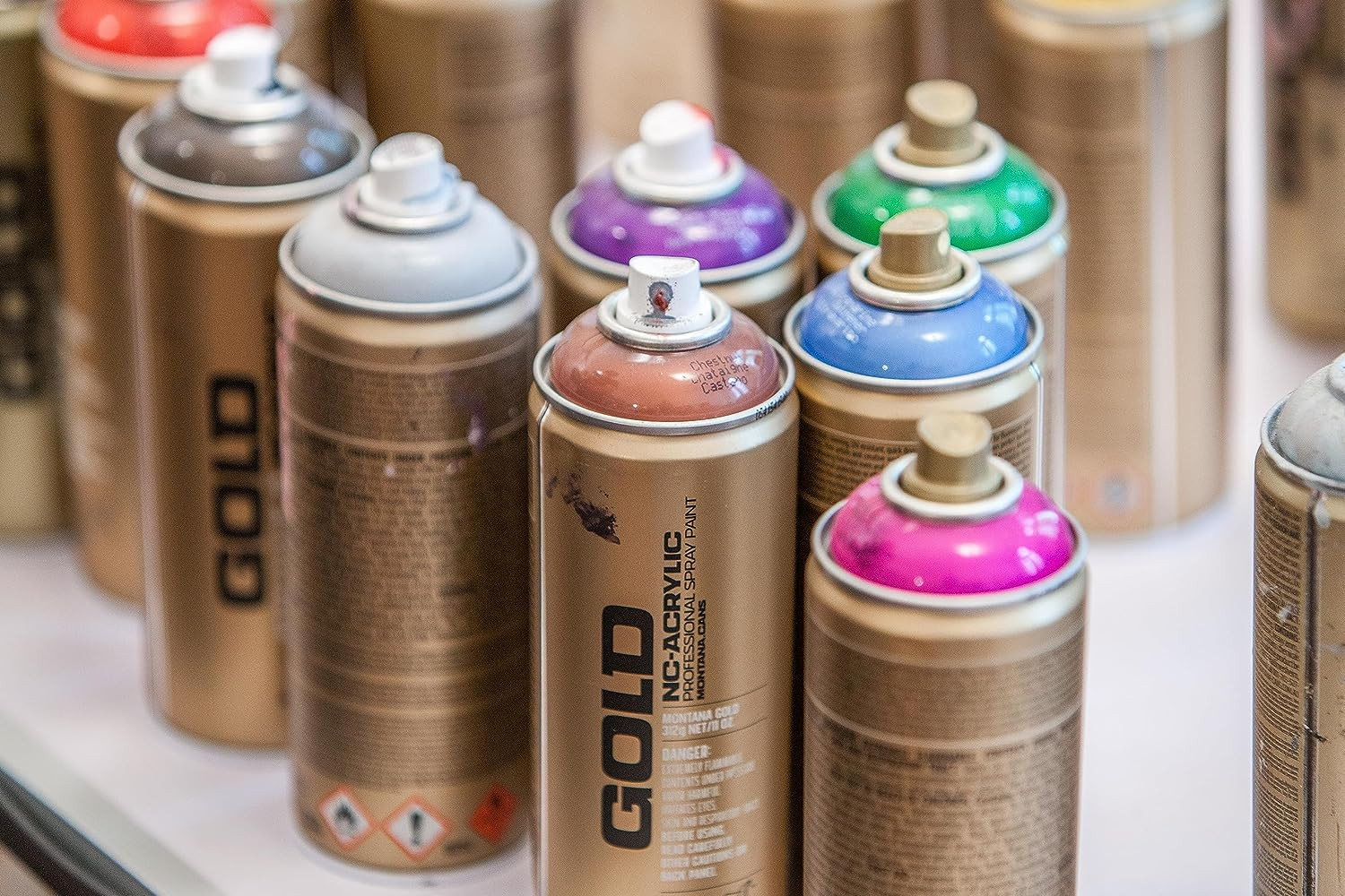 400 Ml Color, Goldchrome Spray Paint