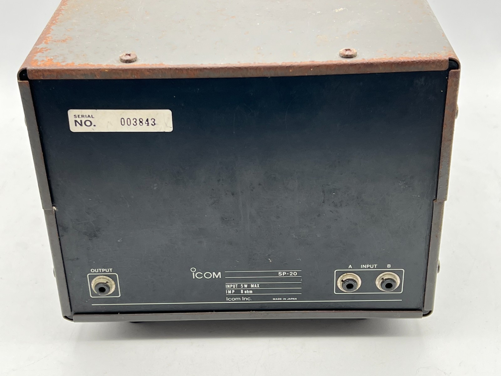 ICOM SP-20 External Speaker Ham Radio Japan - Untested