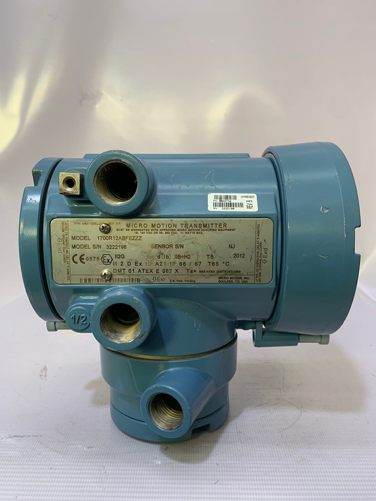 Micro Motion / Flow Transmitter / 1700R12ABFEZZZ