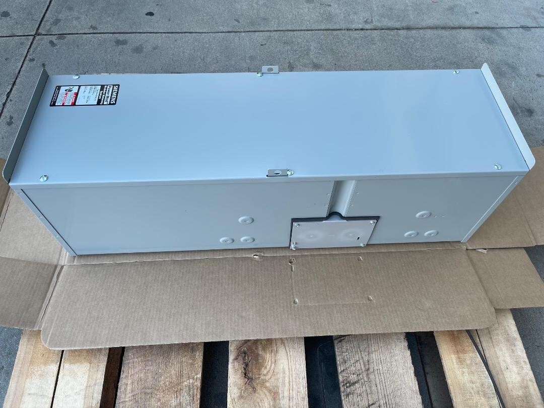 NEW SIEMENS METER STACK wtb1400CU 400amp 240V TAP BOX