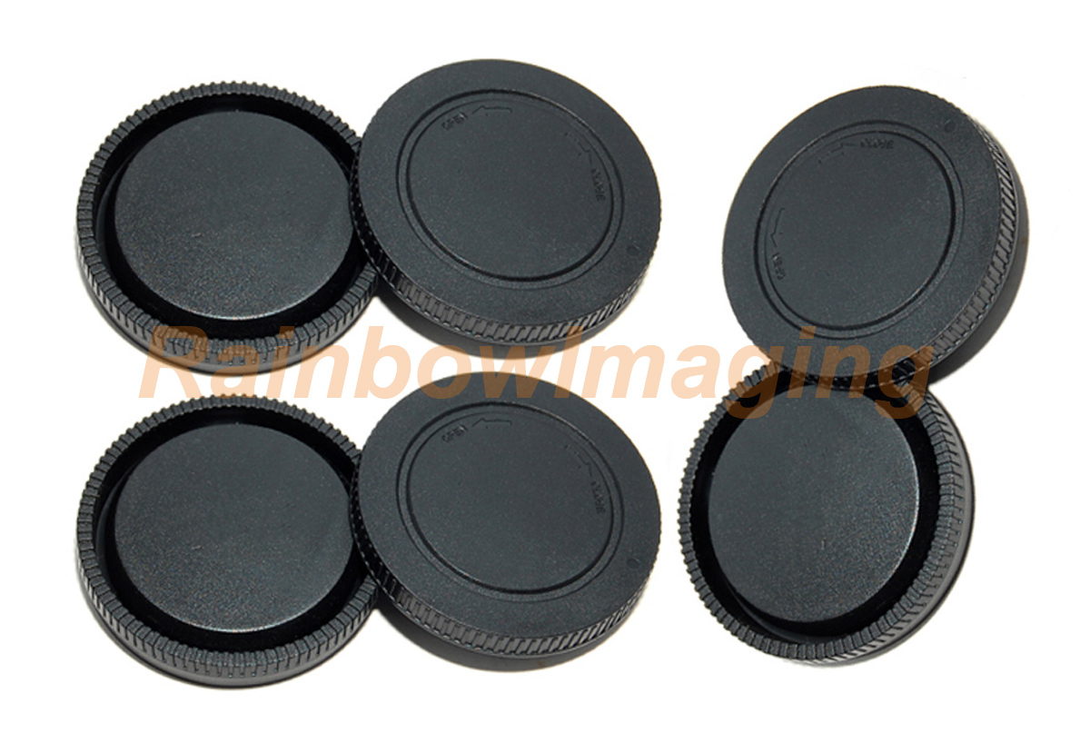 (3 Pcs) Lens Rear Caps +Body Covers Sony E-Mount a6500 a6300 a6100 a6000 a5100