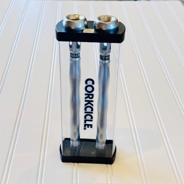BEER CHILLER CHILLSNER CORKCICLE DRINK THROUGH TWO 2 PACK
