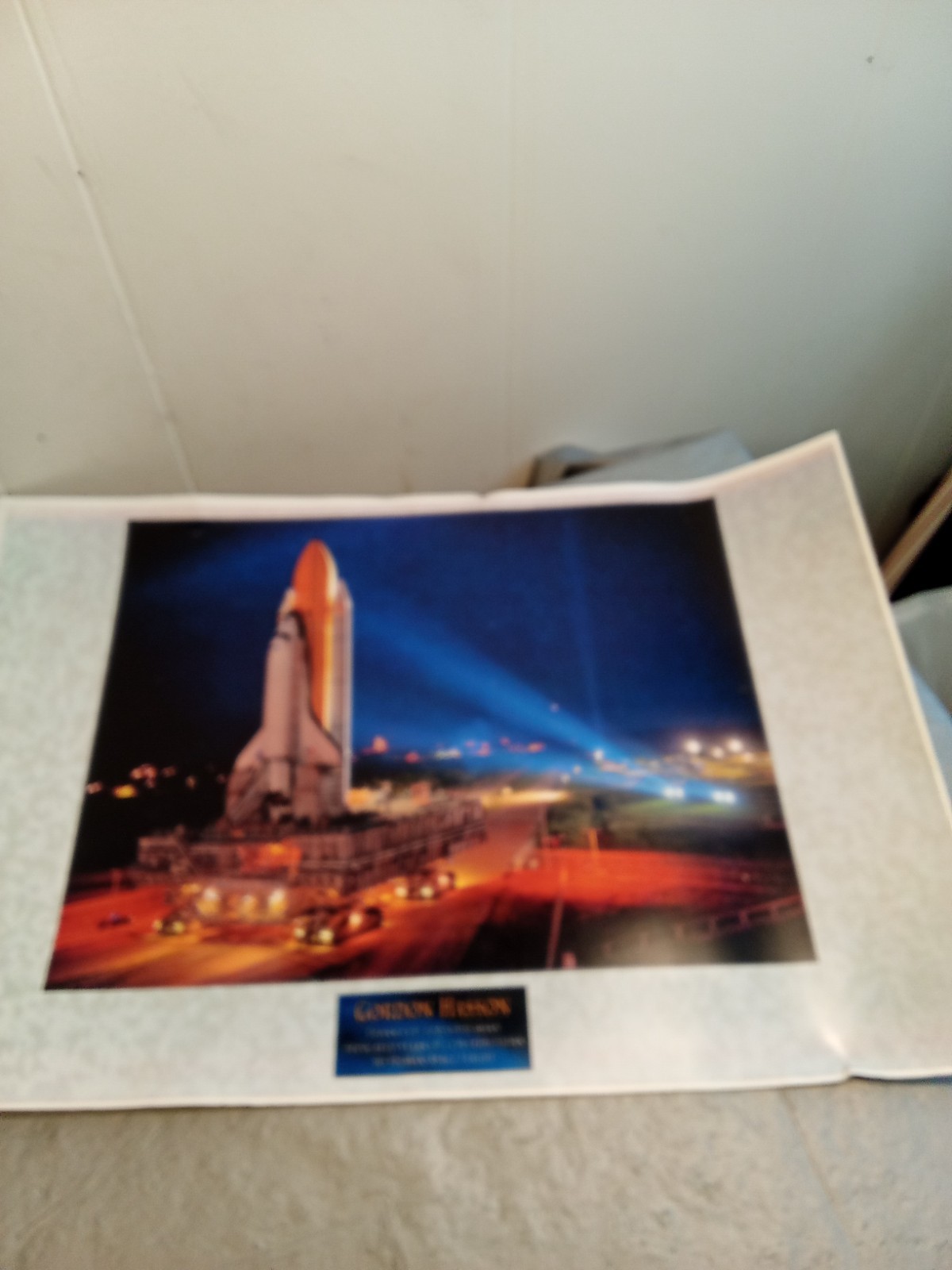 2 NASA Space Shuttle NASA Prints, Gordon Hasson, Space Shuttle Launch Pad