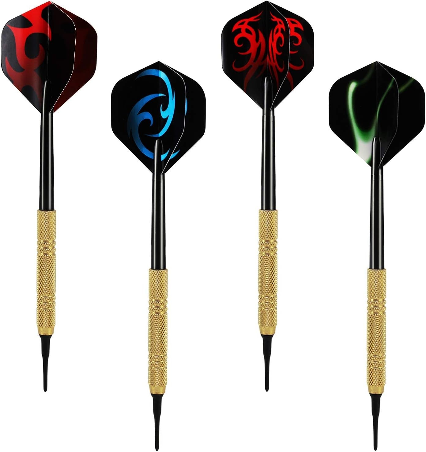 Engage in Fun with 12 Pcs Soft Tip Darts & 36 Replacement Tips - Team Play Ready