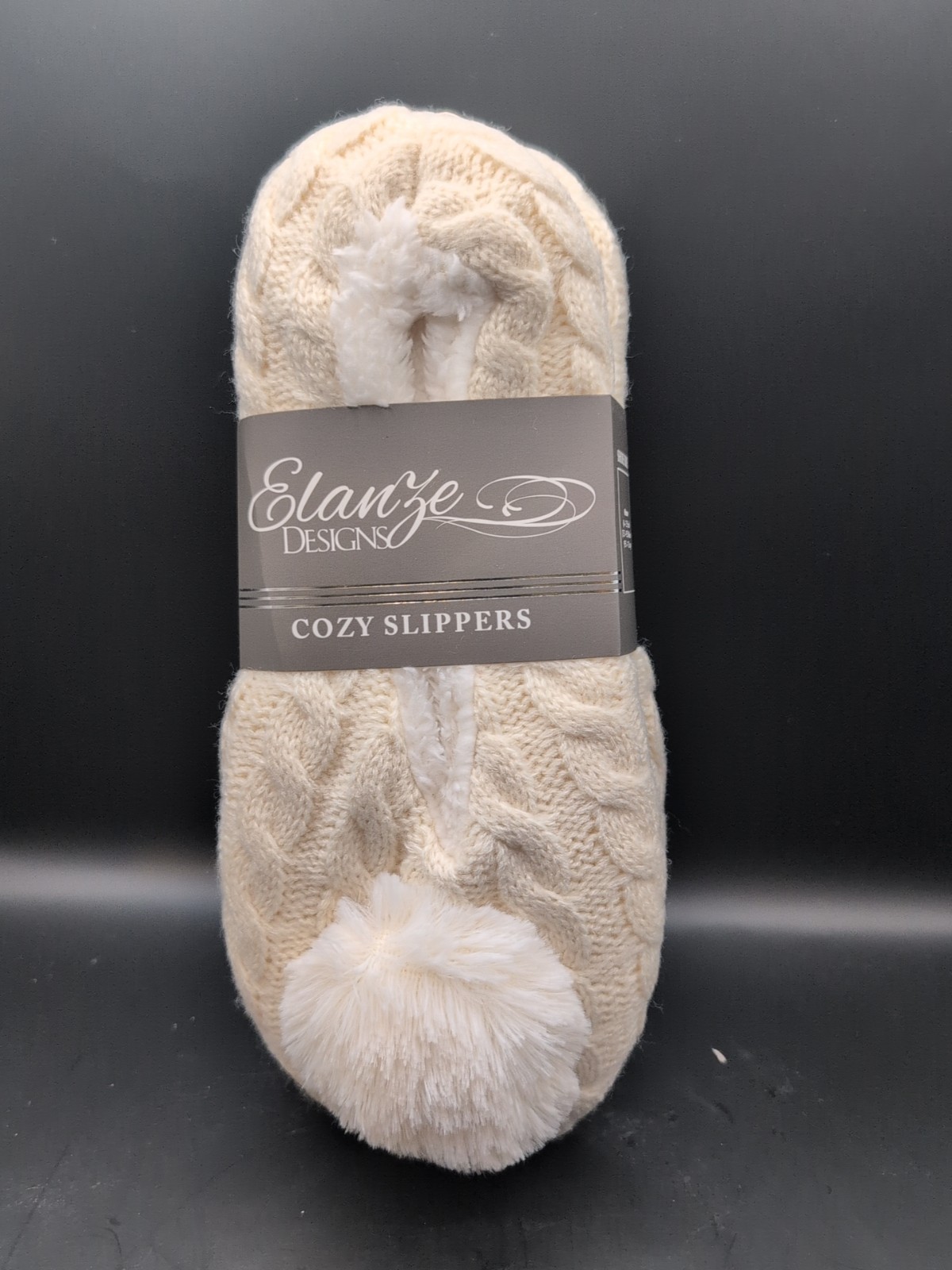 Elanze Designs Cozy Slippers Size 9.5 - 11 Women's Large