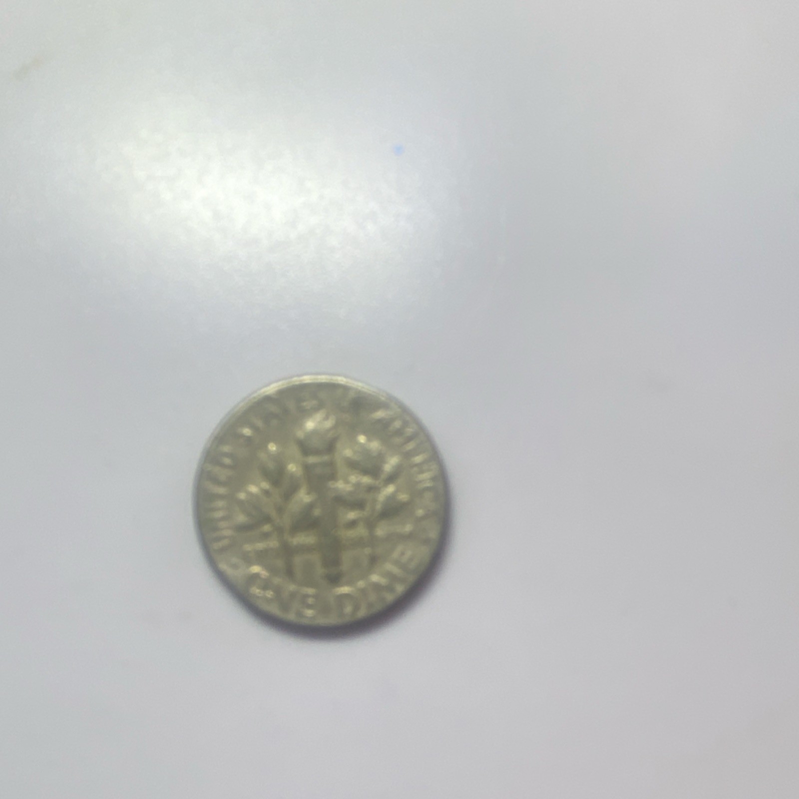 Mint mark Error , 1966 Roosevelt Dime 10C Circulated US .