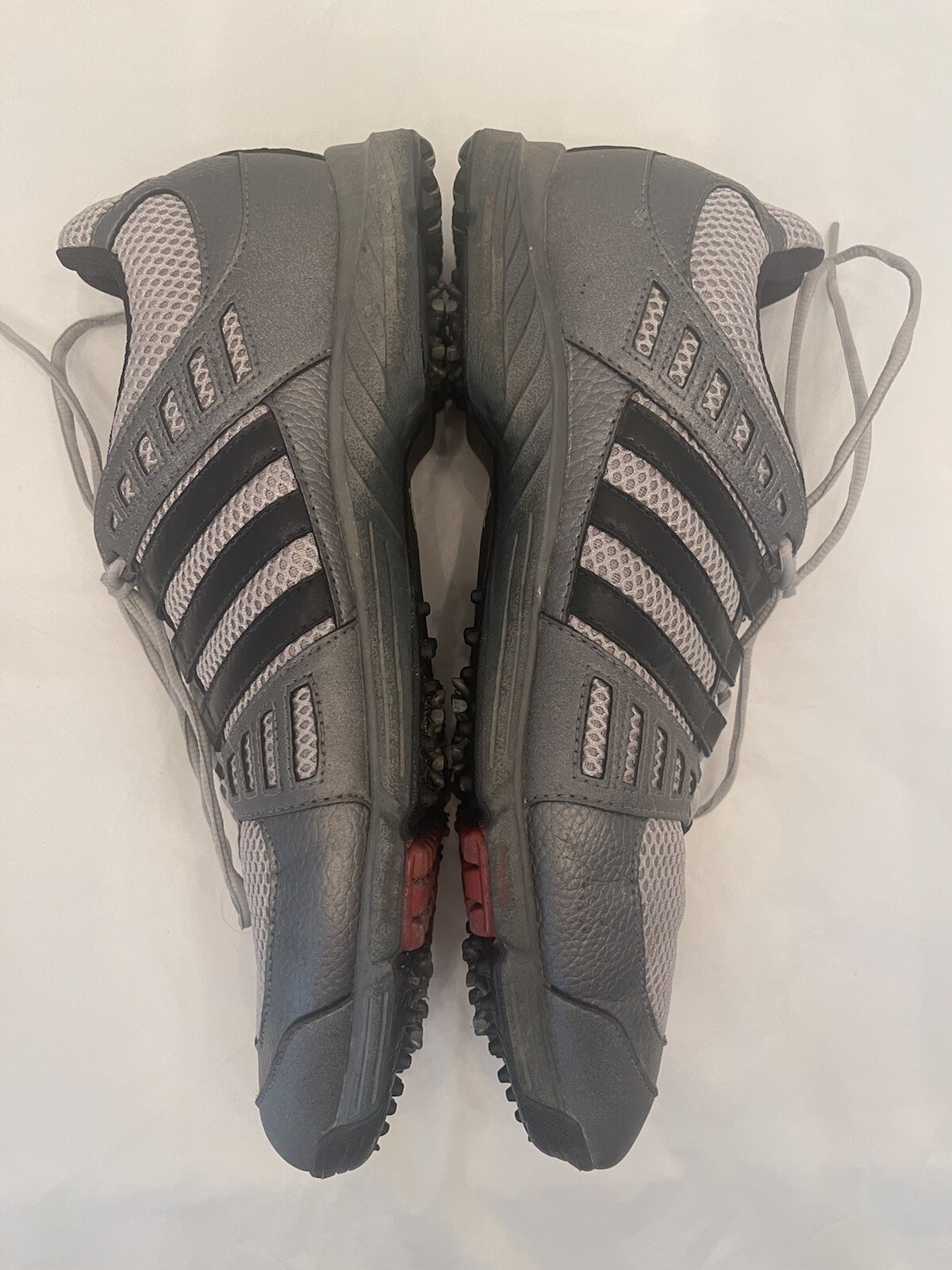 Adidas Golf 816214 Adiwear Traxion Mens 12 Gray Black Soft Shoes