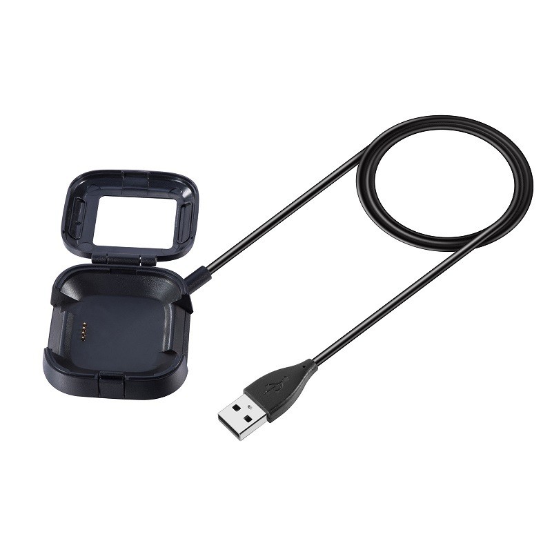 Smart Watch Charging Dock USB Cable Power Charger Case Box For Fitbit Versa 2