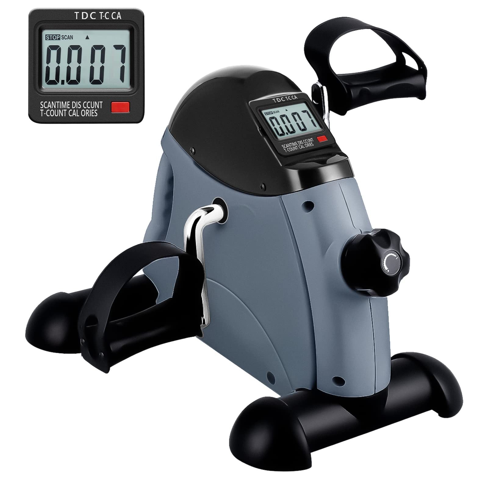 Mini Exercise Bike, AGM Under Desk Bike Pedal Exerciser Foot Cycle Arm & Leg ...