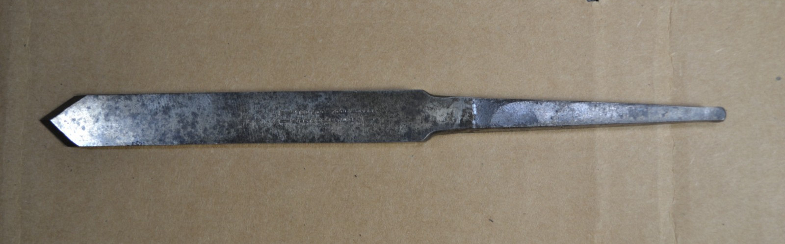 WINSTED EDGE TOOL WORKS - 1/2" LATHE CHISEL - SHEAR SCRAPPER - NO HANDLE