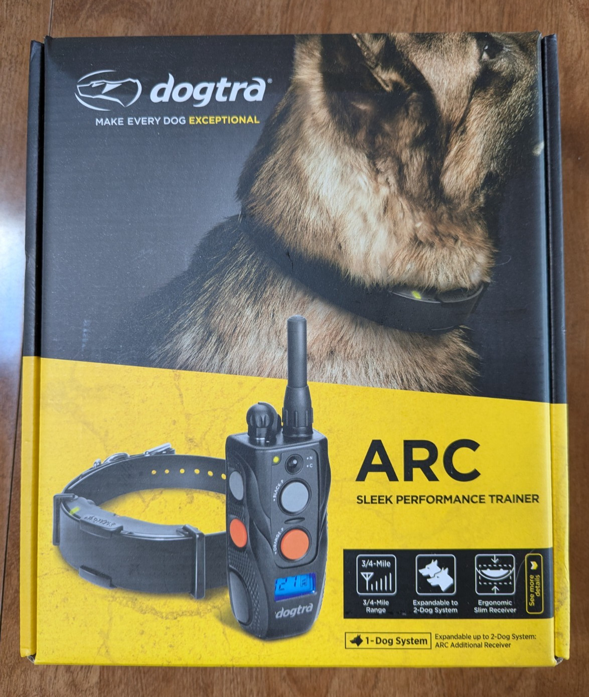 TWO Dogtra Arc Sleek Performance Trainer Electronic Collar plus extras