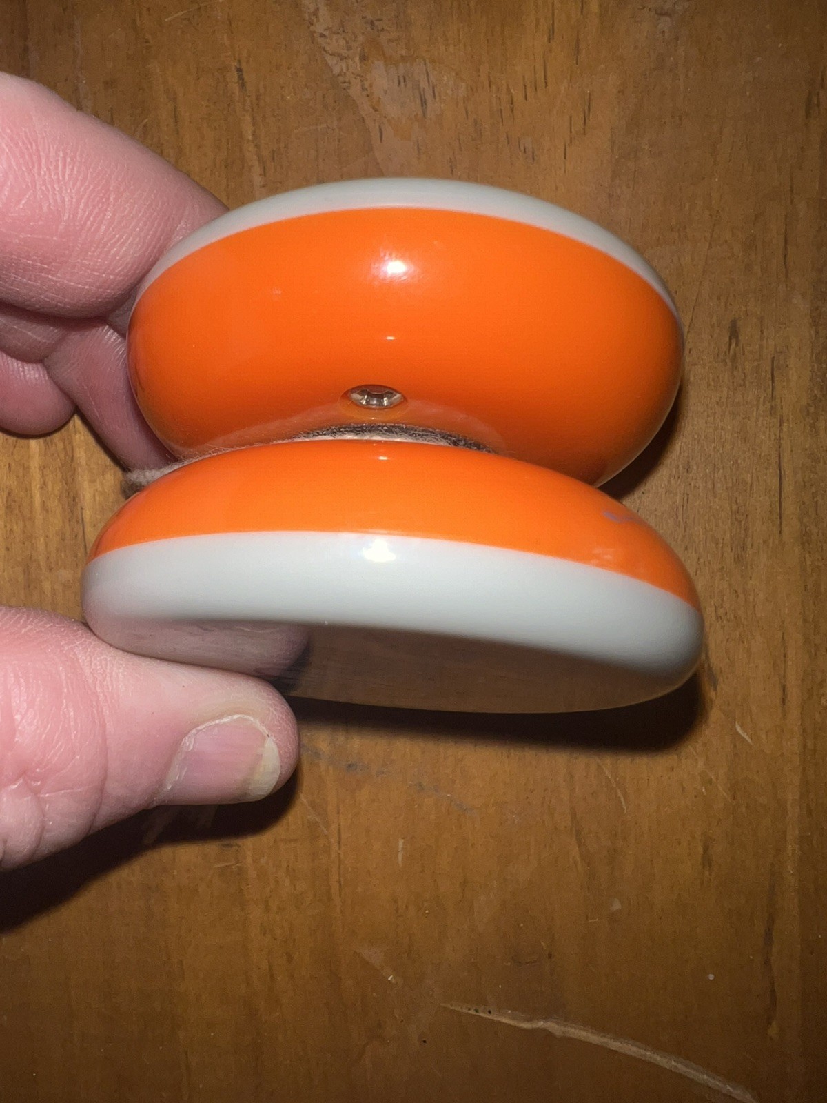 Duncan Flying Squirrel Grey & Orange Metal Axle Bearing Yo-Yo