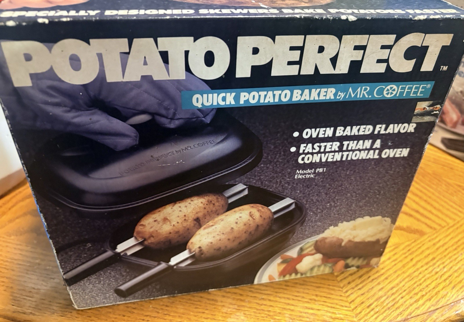 Vintage Potato Perfect Quick Potato Baker Cooker By Mr Coffee