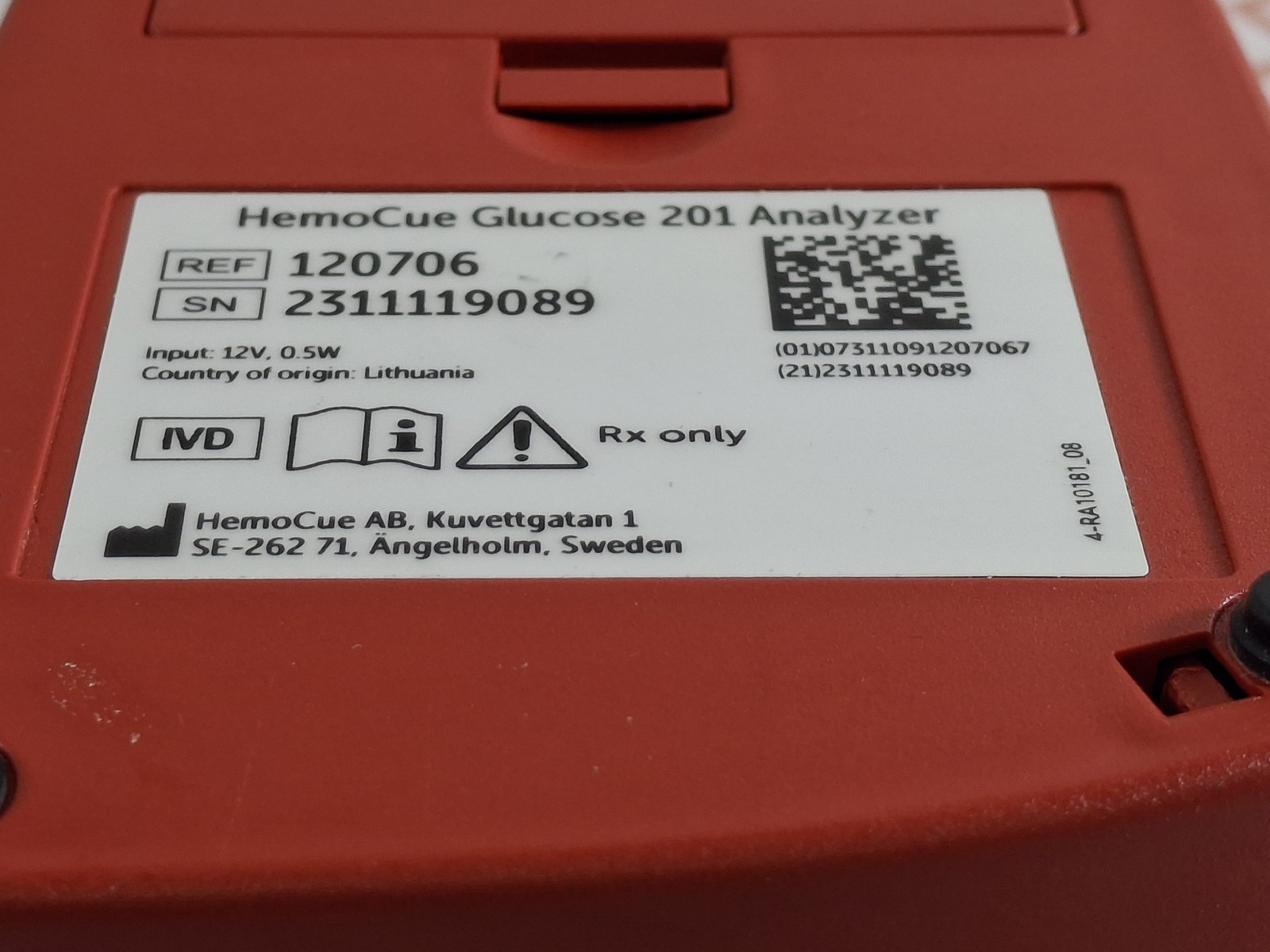 HemoCue Glucose 201