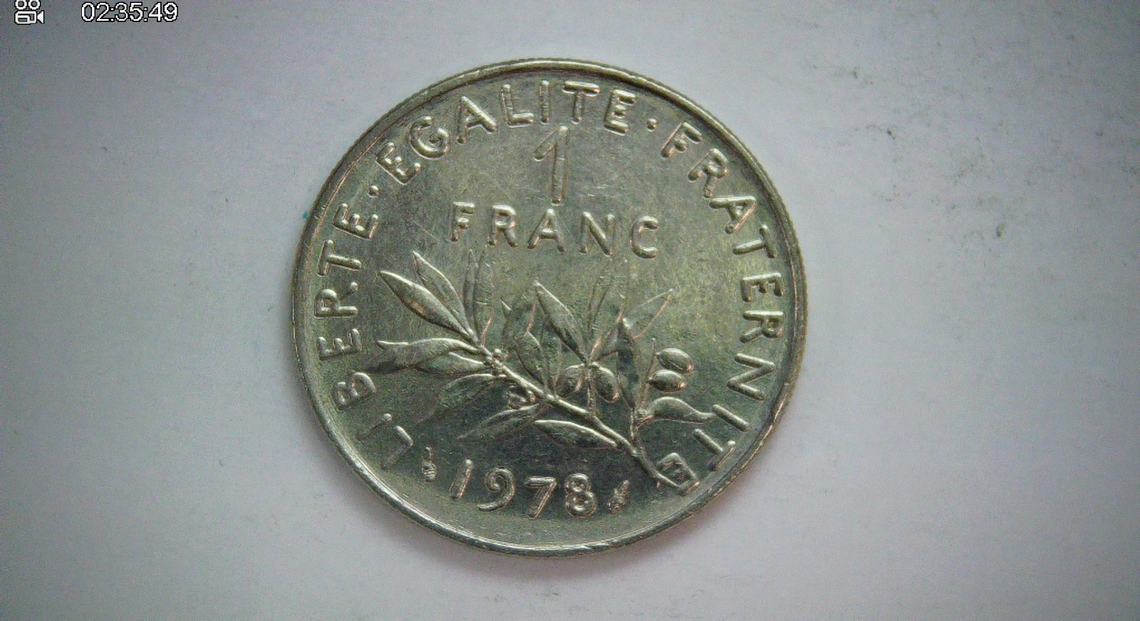 France 1978 1 Franc Semeuse (La Semeuse) 1 Franc Coin