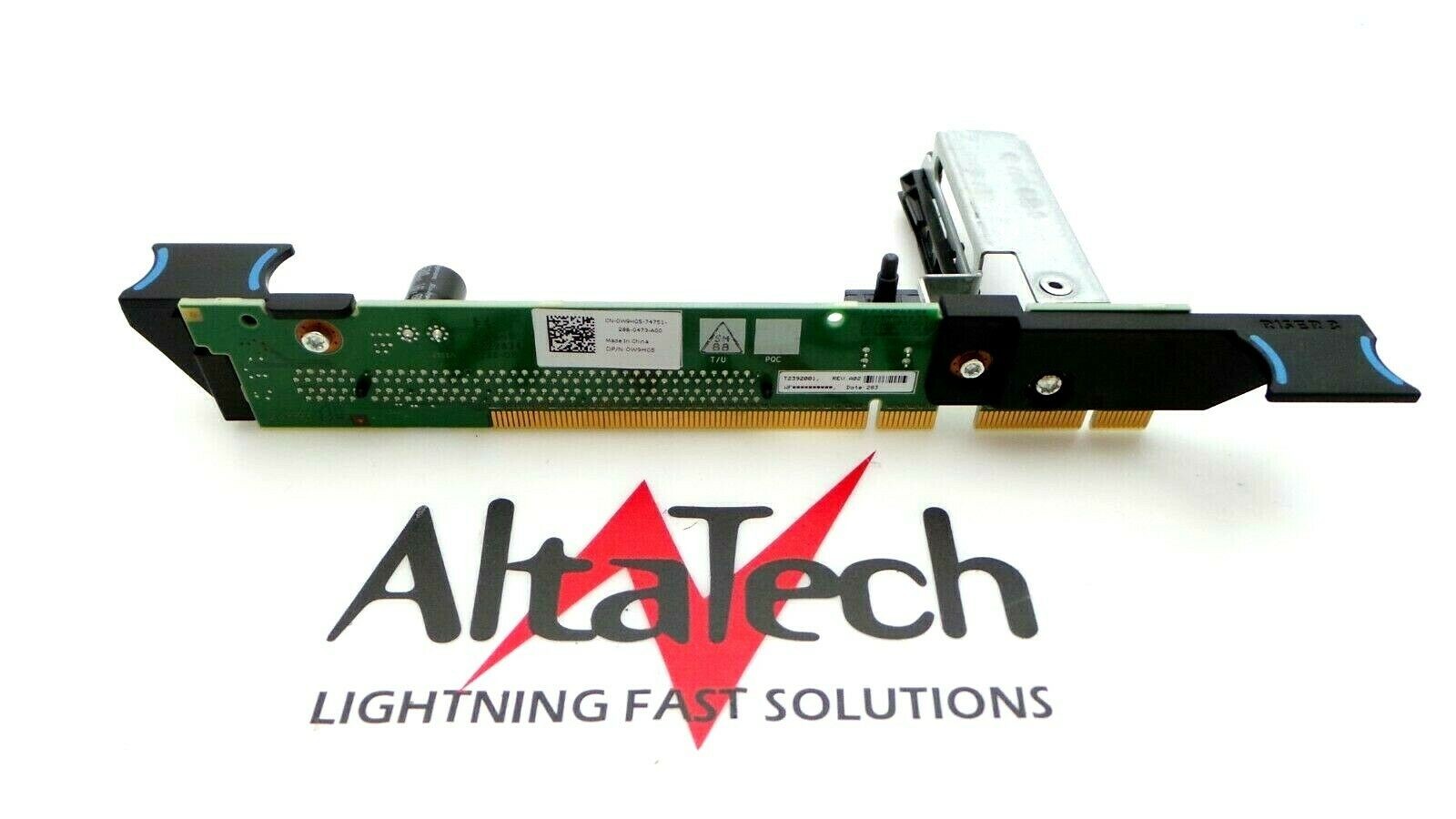Dell W9H05 PowerEdge R620 Slot 3 PCI-E X16 Left Riser Board Assembly - Tested