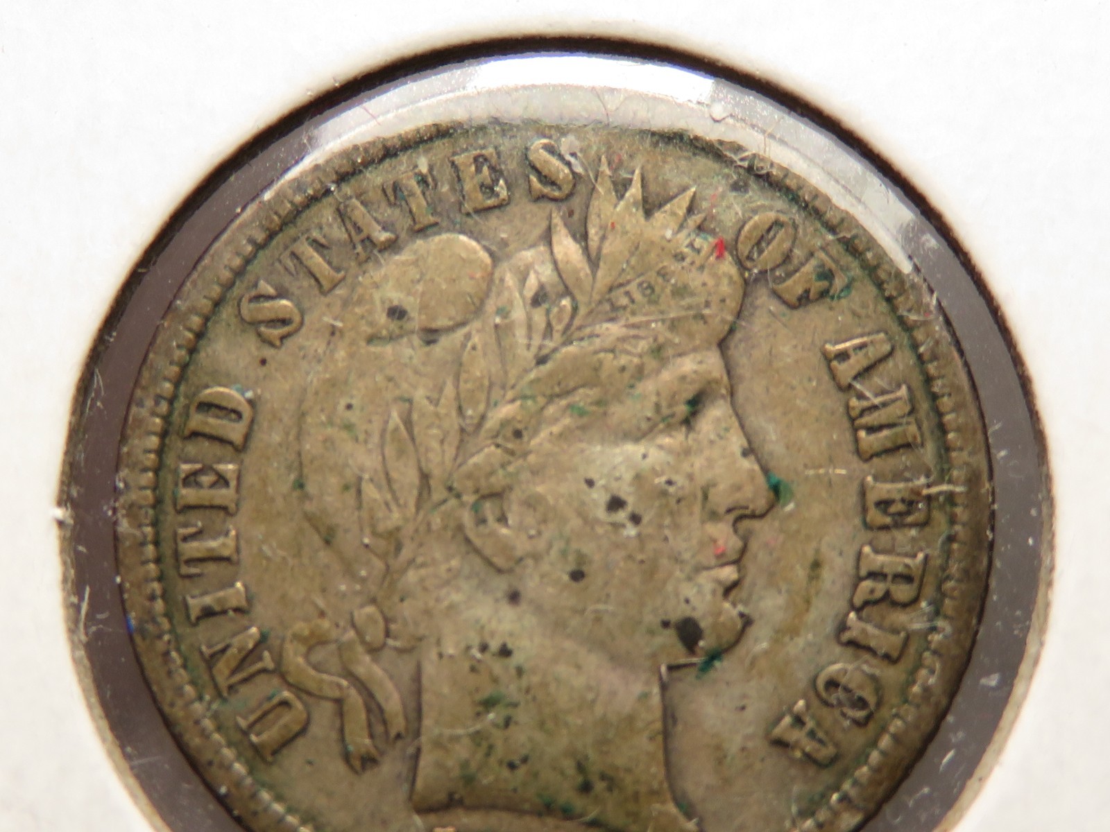 1909-P Barber Dime Grading VF