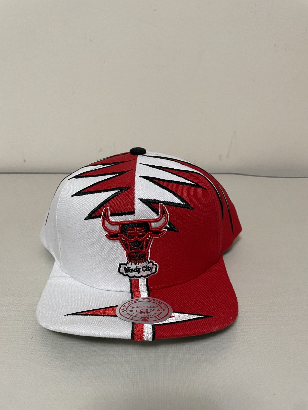 Mitchell & Ness Chicago Bulls Snapback Hat Windy City Shockwave Hardwood NEW!