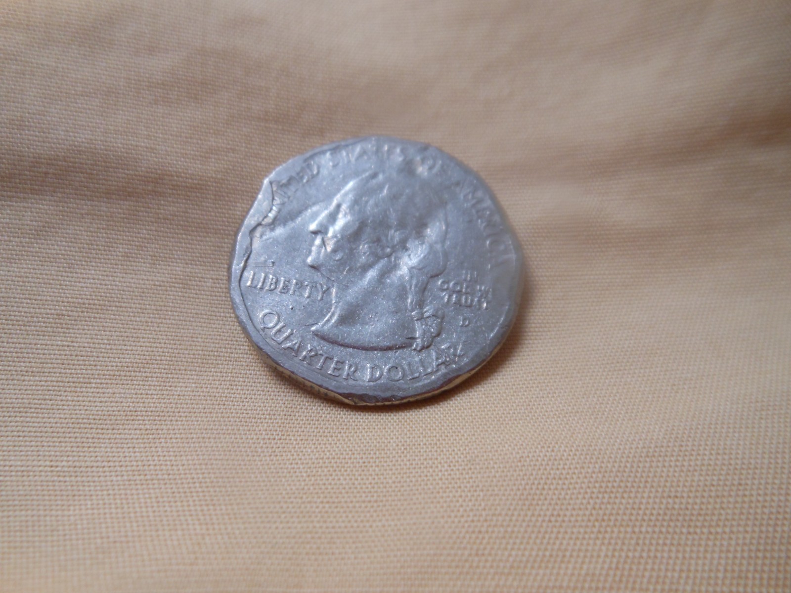2007 D Washington Quarter Multiple Errors. FREE S&H!