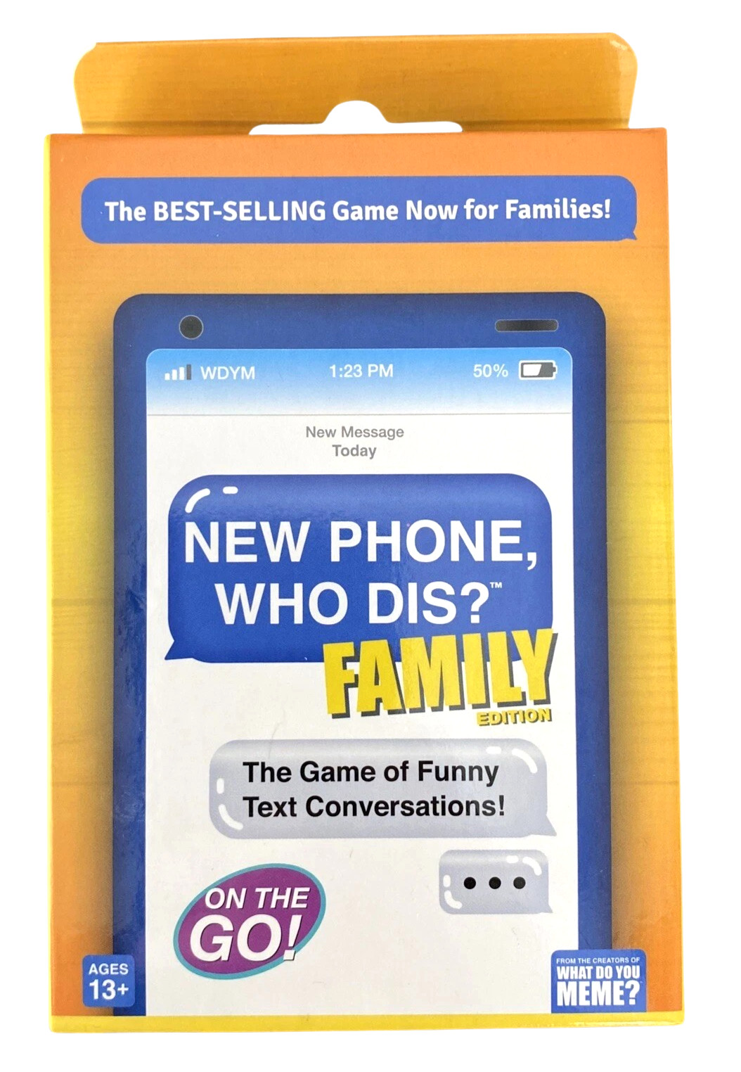 NEW PHONE, WHO DIS? Playing Card Game Family Edition On The Go! Ages 13+ NEW