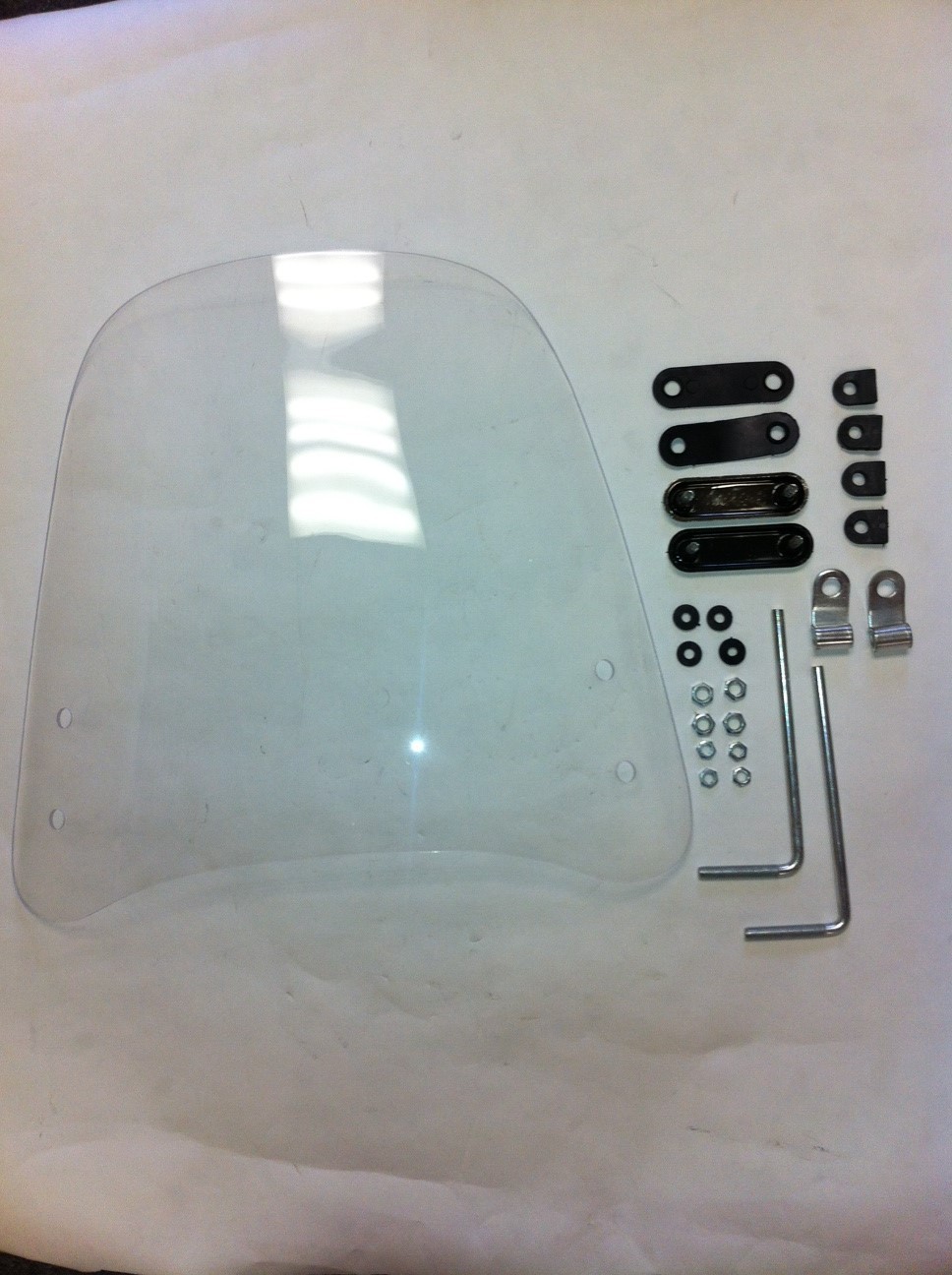 Universal scooter windshield 15" x 15" SCOOTER | Moped 966E
