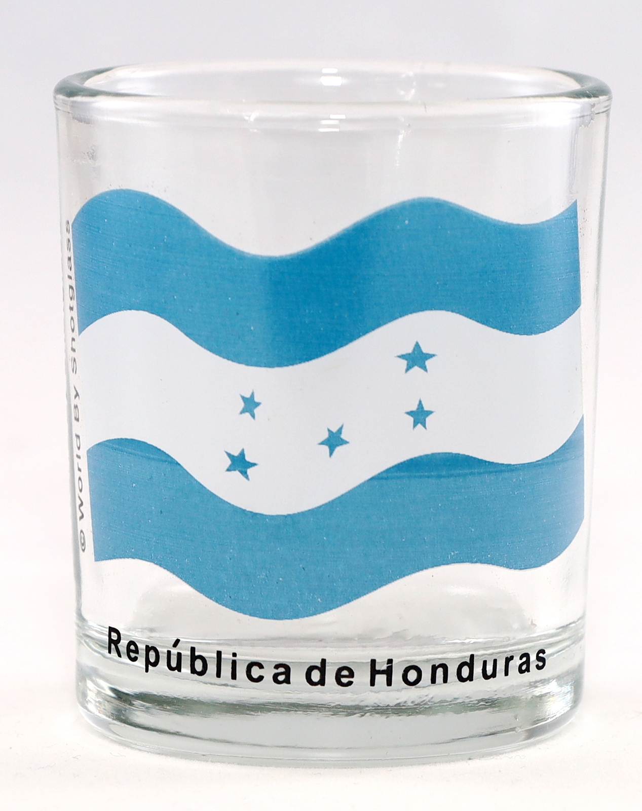 HONDURAS FLAG SHOT GLASS SHOTGLASS