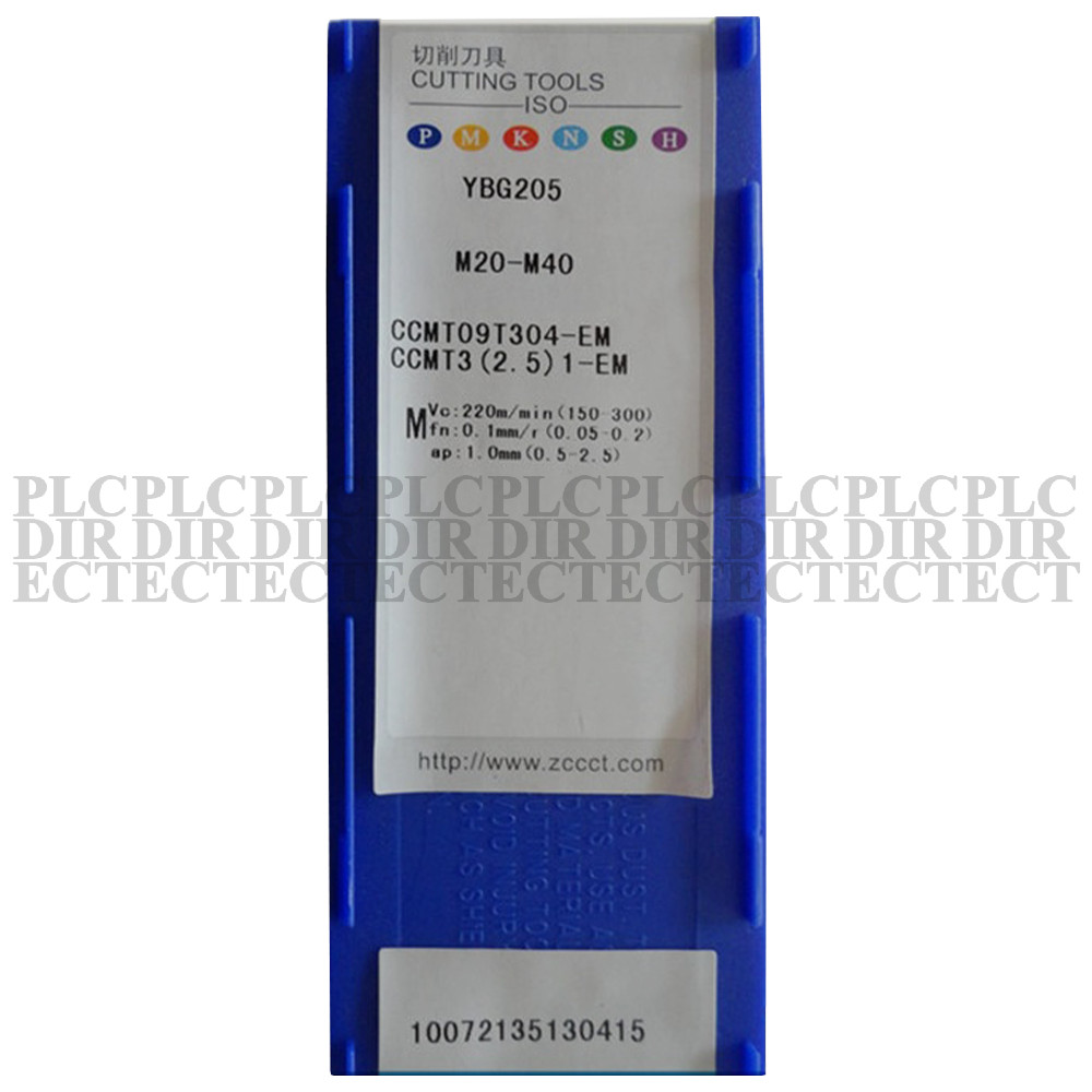 10PCS/ NEW ZCCCT CCMT09T304-EM YBG205 CNC Blade