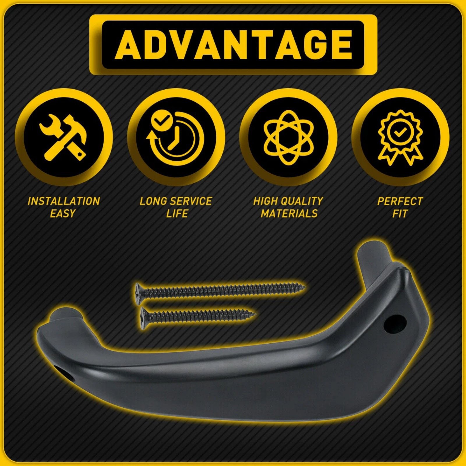 For Ford Fiesta Driver Side Interior Door Handle Assembly Replacement Part