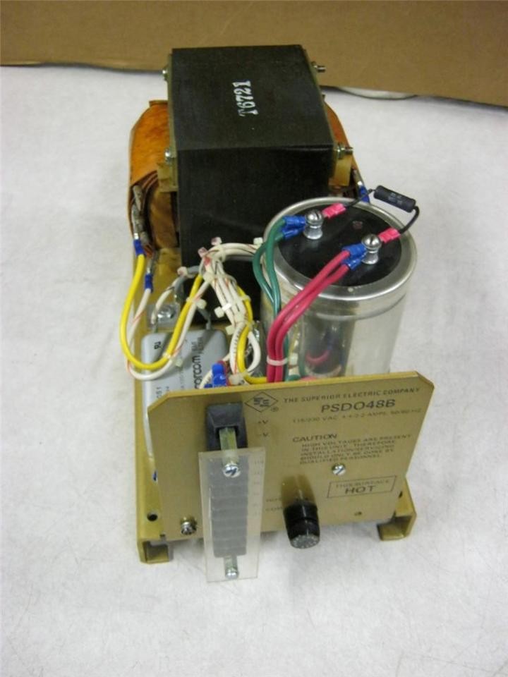Superior Electric Company PSD048B Power Supply (untested)
