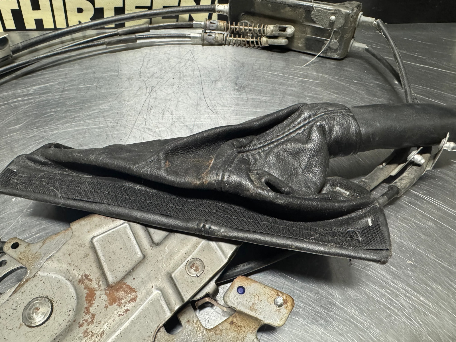 97-04 CORVETTE C5 E BRAKE HANDLE AND CABLES OEM #N261
