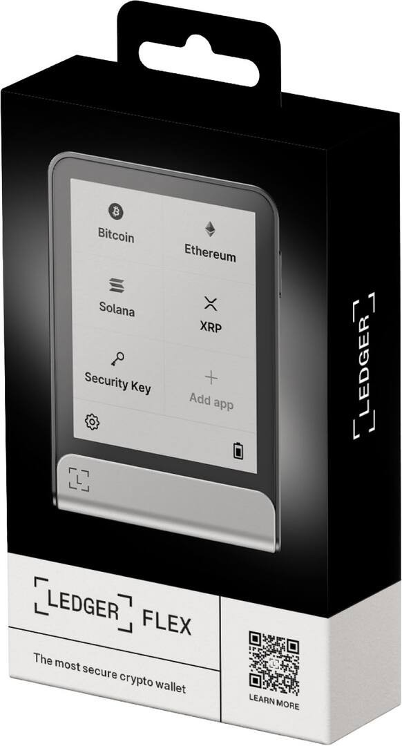 Ledger - Flex Crypto Hardware Wallet with Recovery Key - Graphite