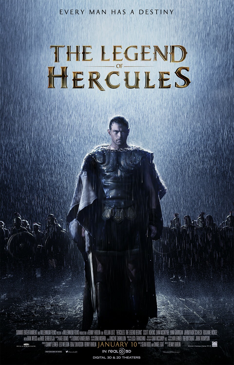 THE LEGEND OF HERCULES 11.5x17 PROMO MOVIE POSTER