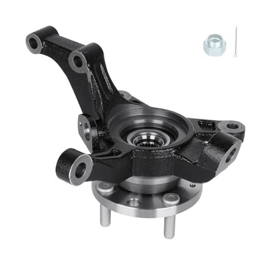 Front Left Steering Knuckle & Wheel Bearing Hub Assembly Fit for Chevy Aveo