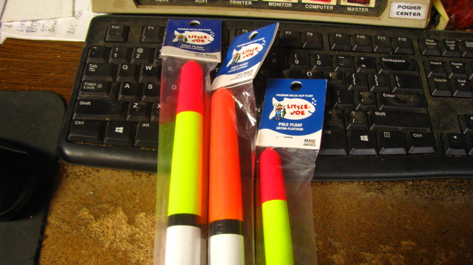 Lindy Little Joe pole floats, unweighted, 3 ct, 3 sizes,  nip,  free shipping