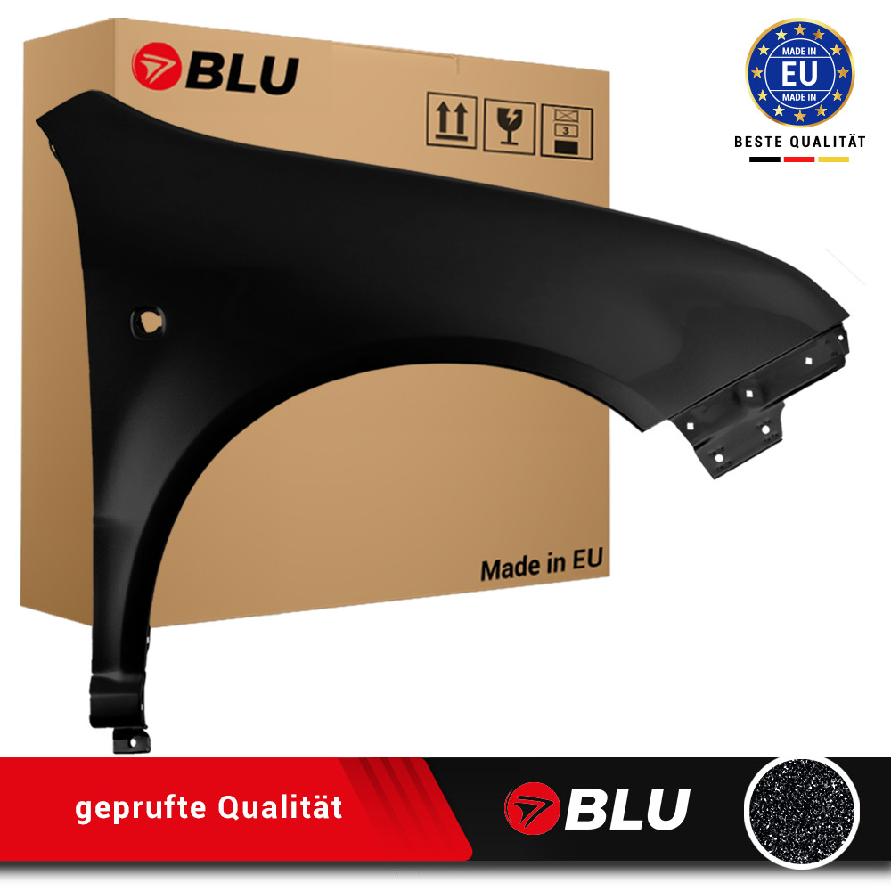 Fender For Skoda Fabia I 1 6Y 9910 Right Black 97-07 Front Painted New