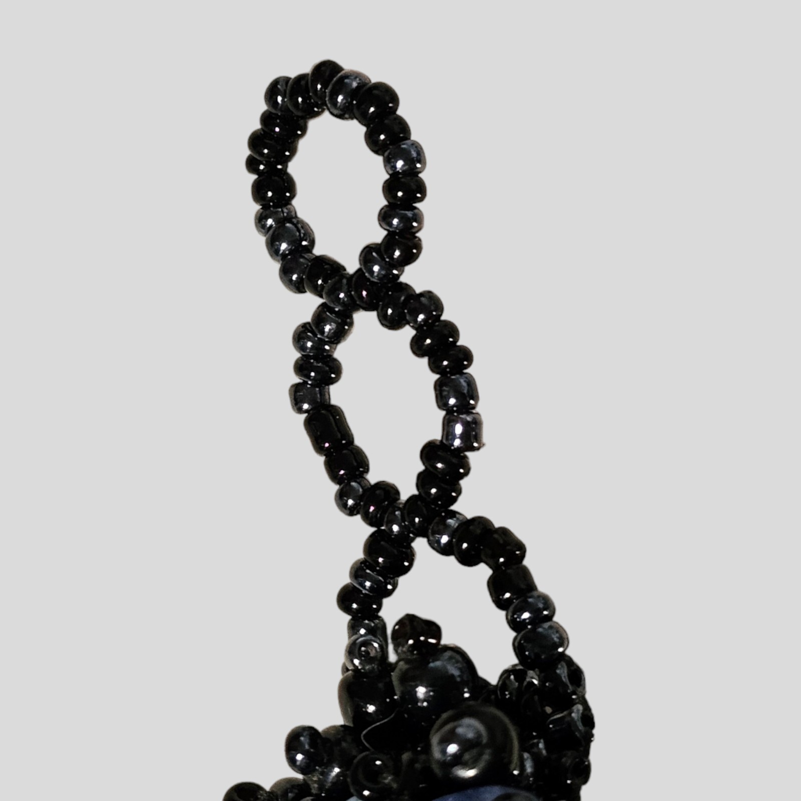 Seed Bead Gemstone Beaded Bracelet Adjustable 7-8 Inches