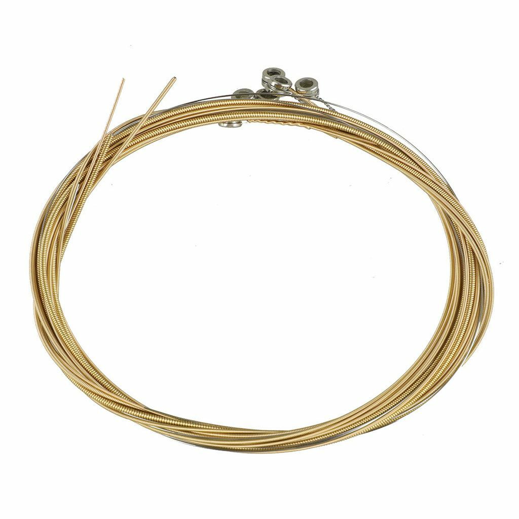 6PCS Acoustic Guitar Strings 1st-6th String Steel Strings Replacement Gold Set