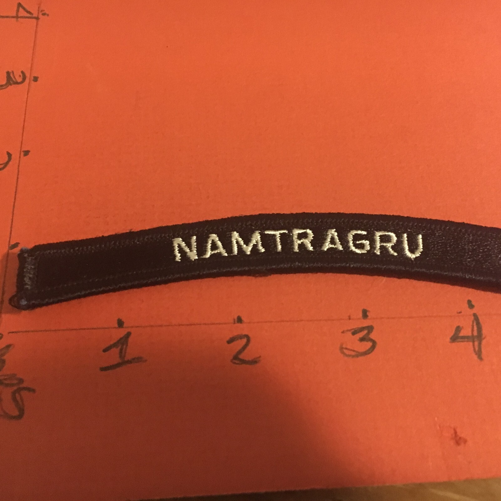 US NAVY SHOULDER STRIP TAB rocker Patch 12/1/22 Namtragru