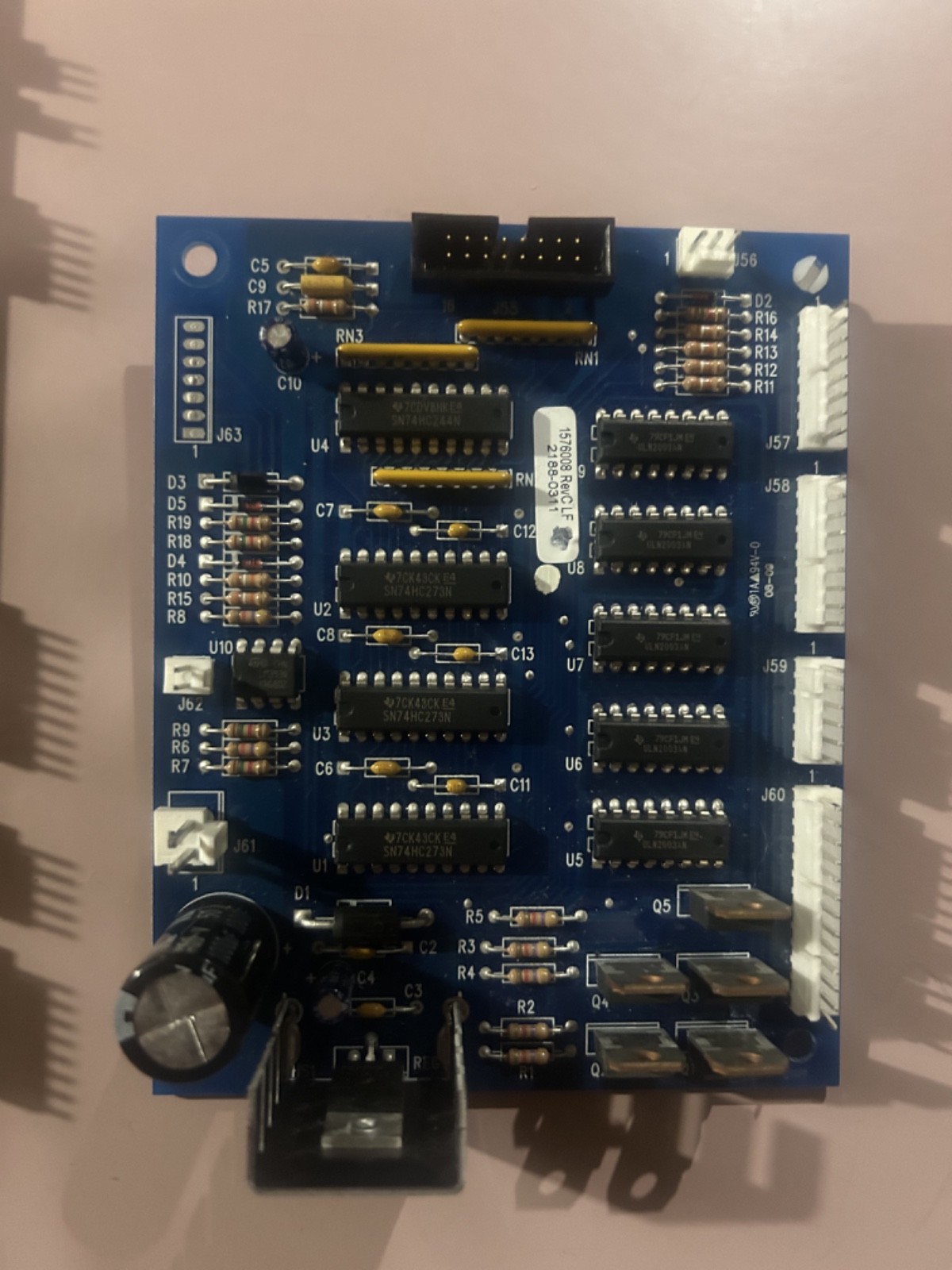 National 157 158 167 snack vending machine  interface motor board - Tested good
