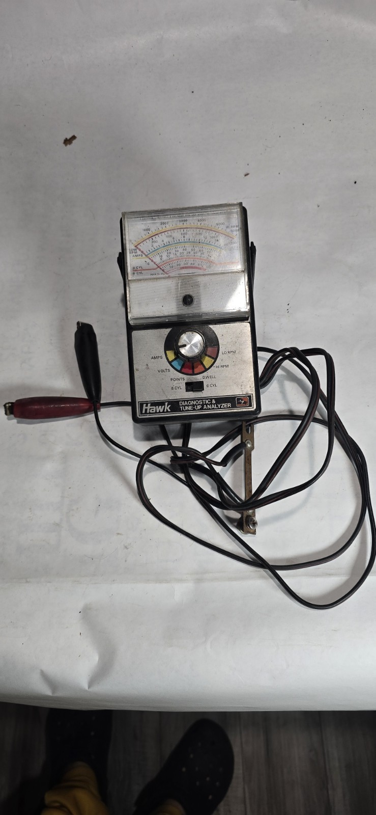 Vintage Hawk Diagnostic & Tune-Up Analyzer – Model 746723A – Made in Taiwan
