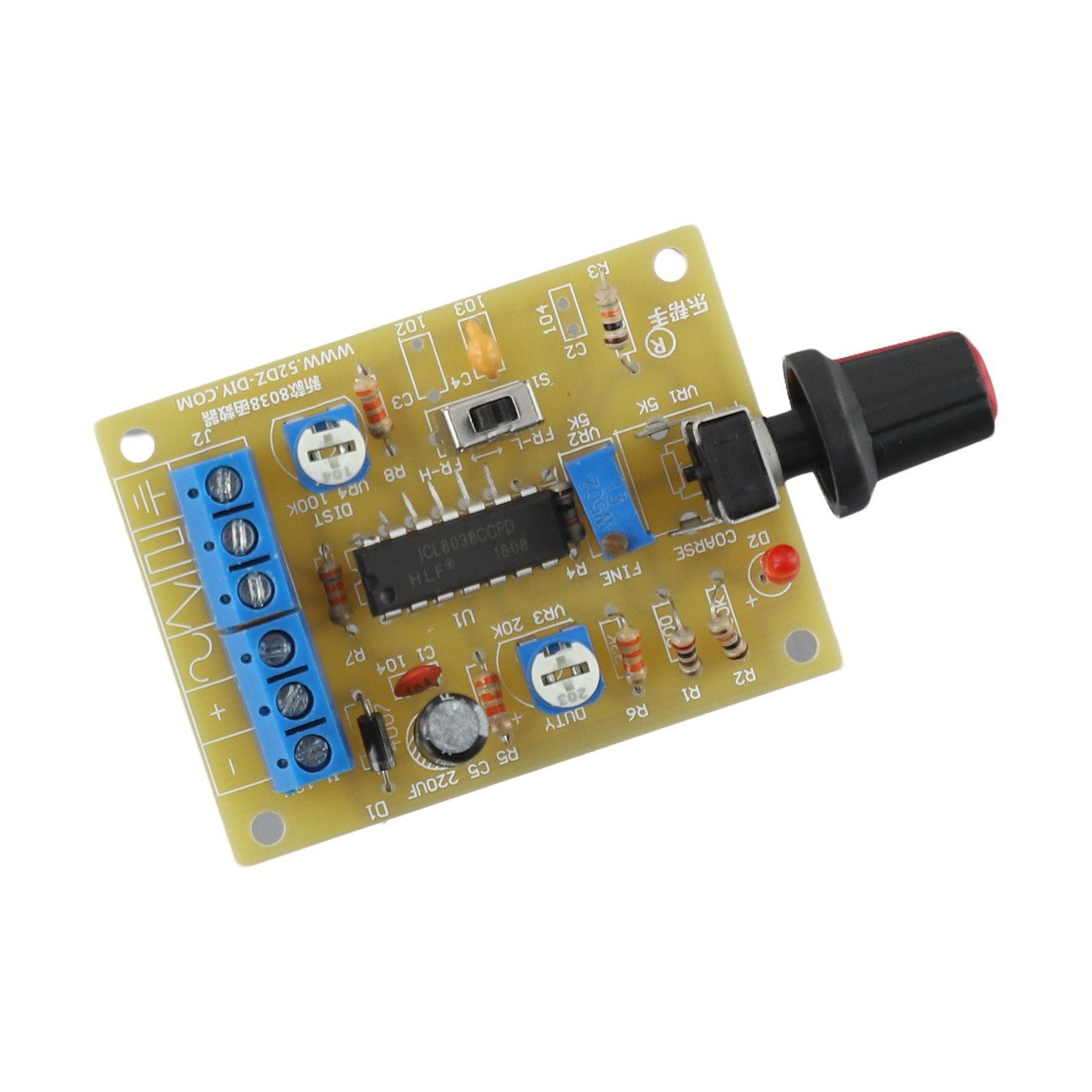 Function Signal Generator Circuit Board ICL8038 DIY Kit for Wave Output