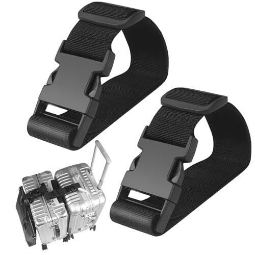 2PCS Add a Bag Luggage Straps for Suitcase, Adjustable Suitcase Strap, 22 inch