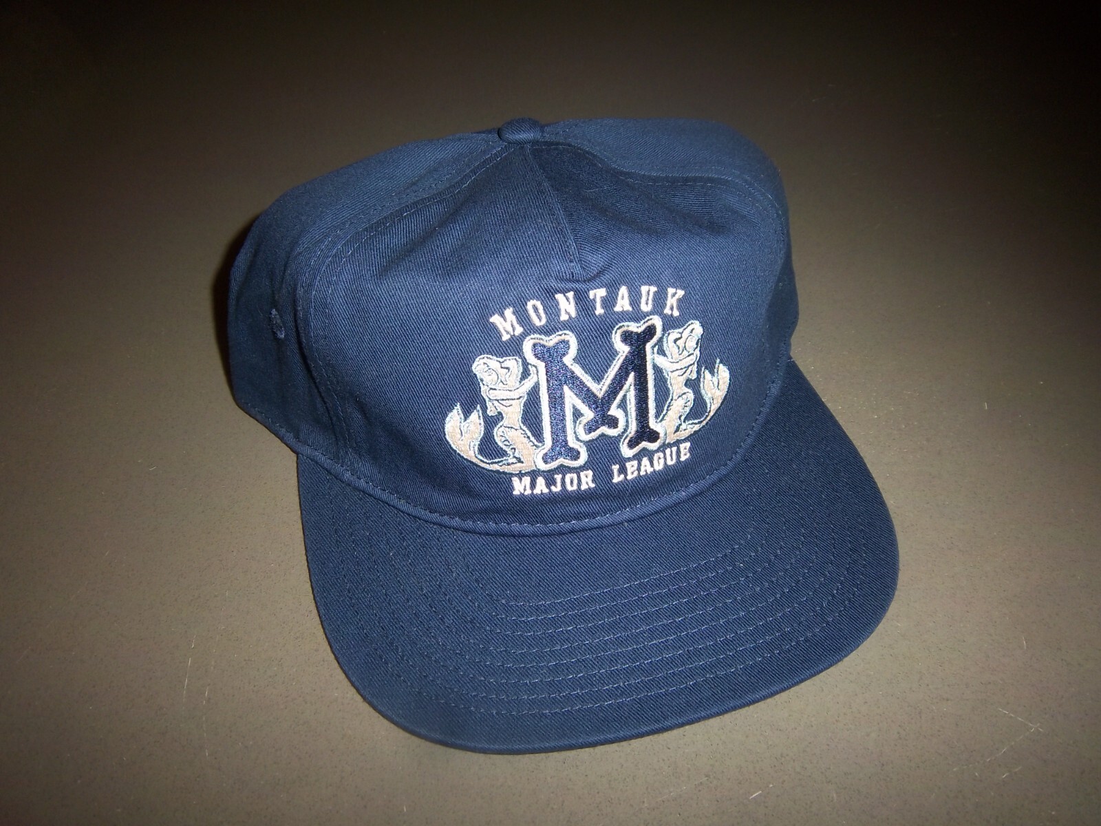 CONEY ISLAND PICNIC BLUE MONTAUK MAJOR LEAGUE SNAPBACK HAT - NEW